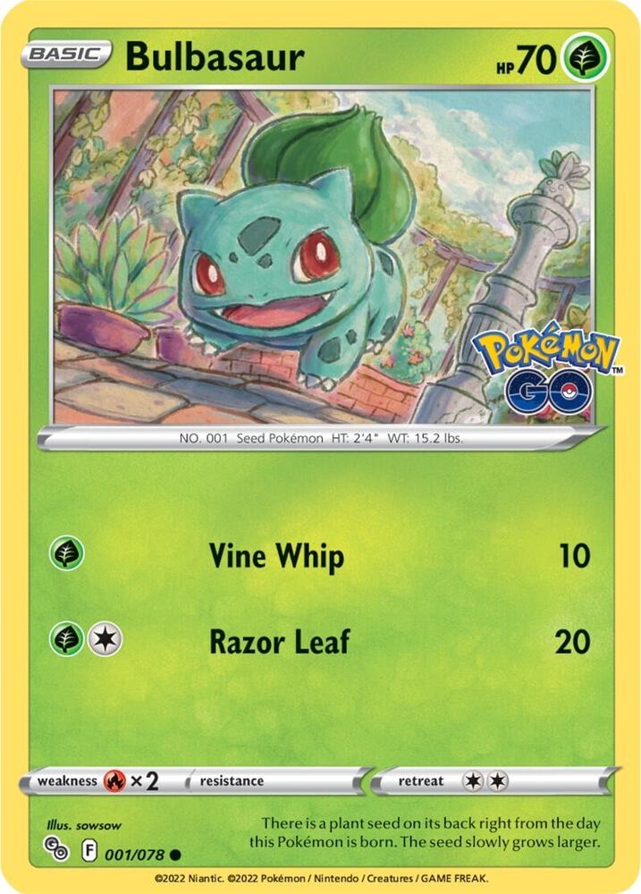 Bulbasaur card image