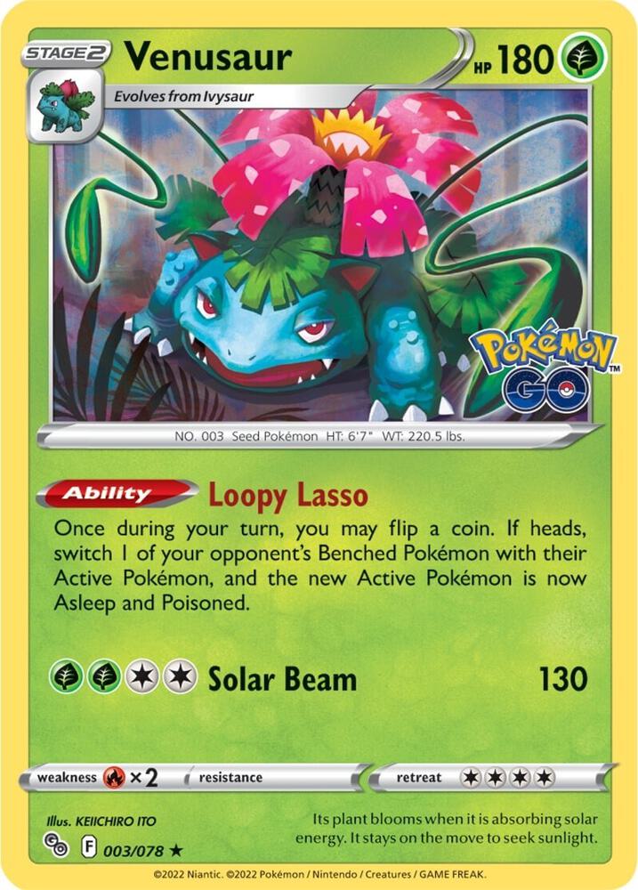 Venusaur card image