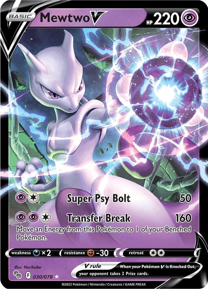Mewtwo V card image