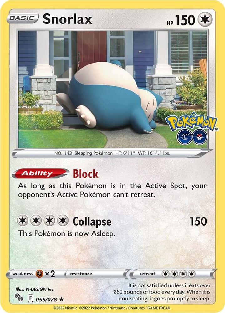 Snorlax card image
