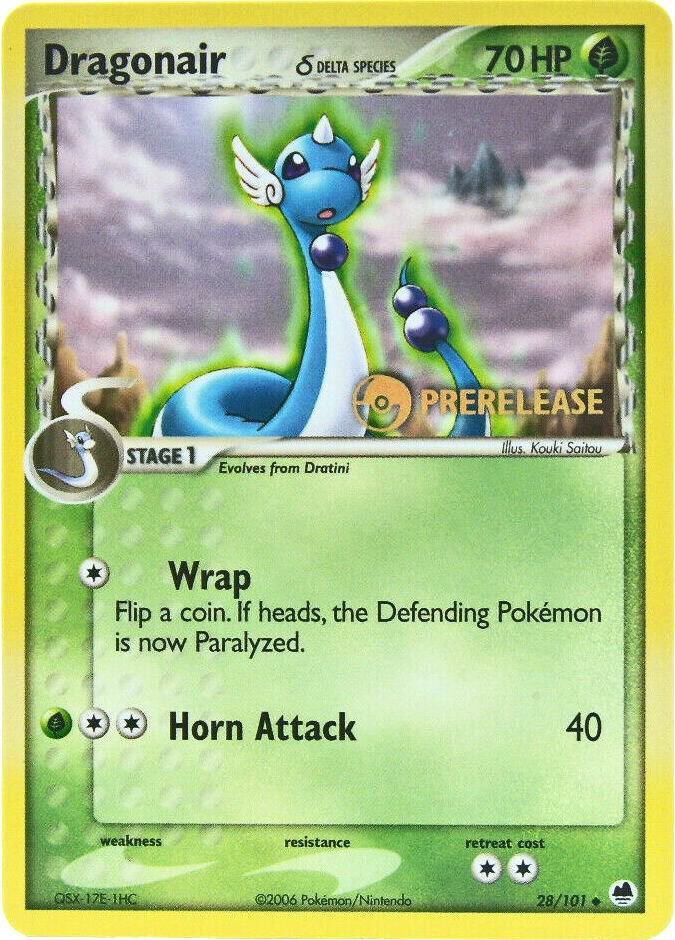 Dragonair (Delta Species) - 28/101 (Prerelease) card image