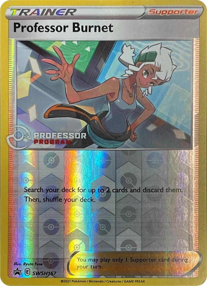 Professor Burnet - SWSH167 (2021) card image