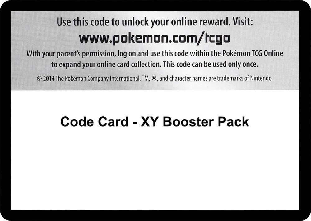 Code Card - XY Booster Pack card image