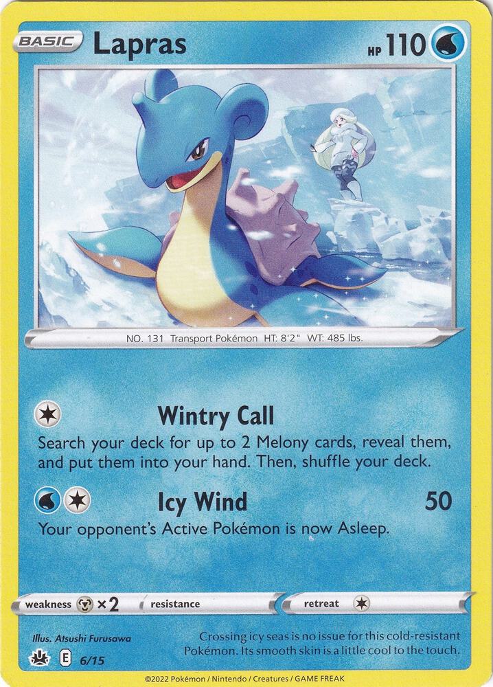 Lapras - 6/15 card image