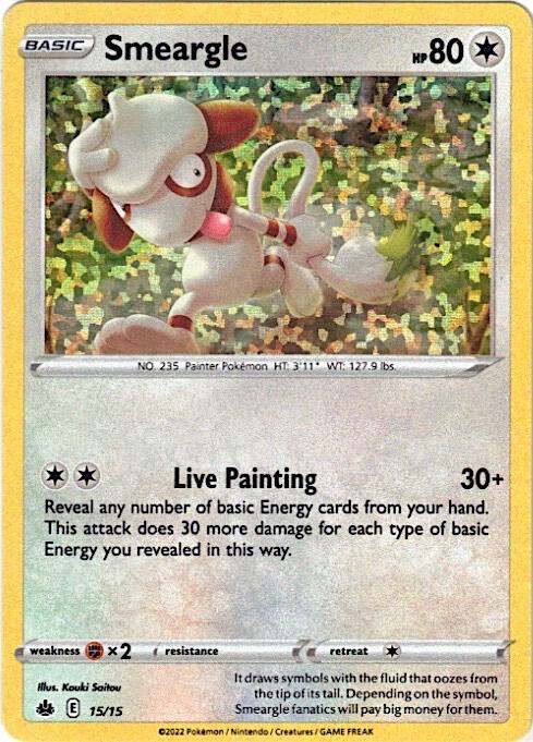 Smeargle - 15/15 card image