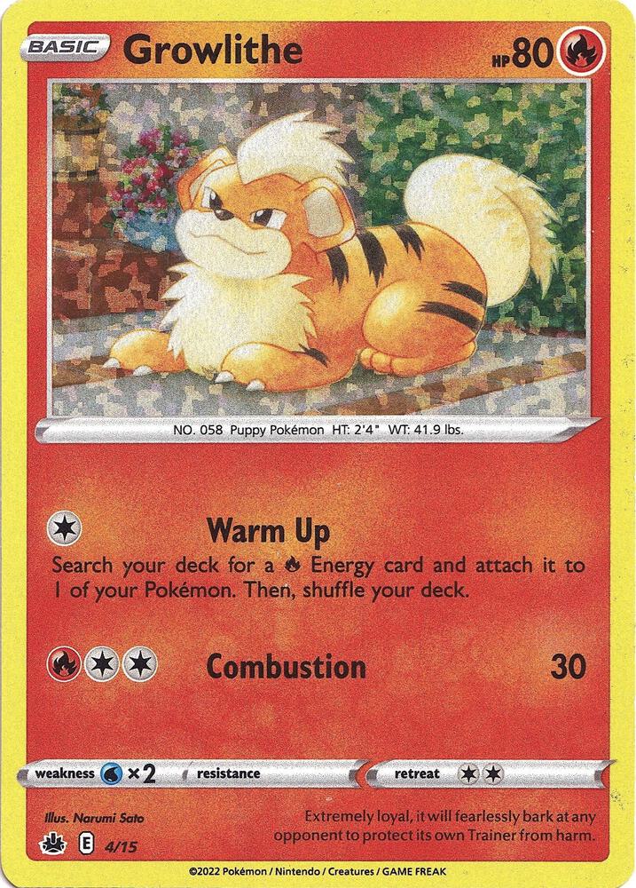 Growlithe - 4/15 card image