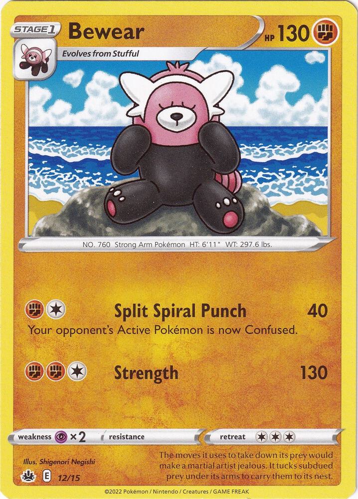 Bewear - 12/15 card image