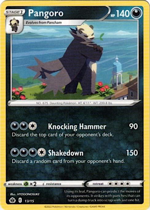 Pangoro - 13/15 card image