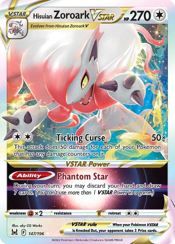 Hisuian Zoroark VSTAR card image