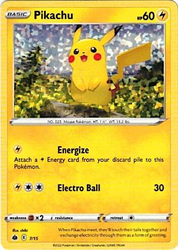 Pikachu - 7/15 card image