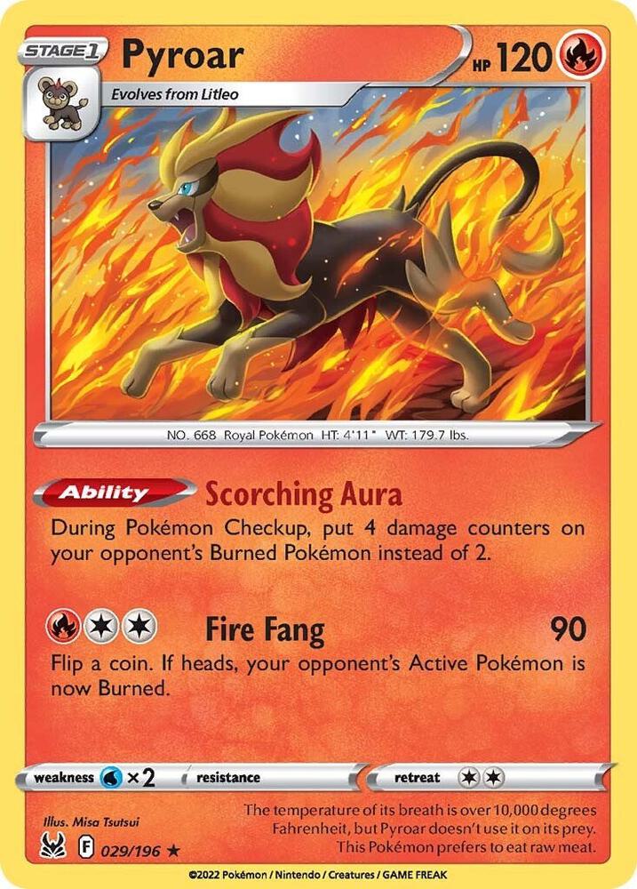 Pyroar card image