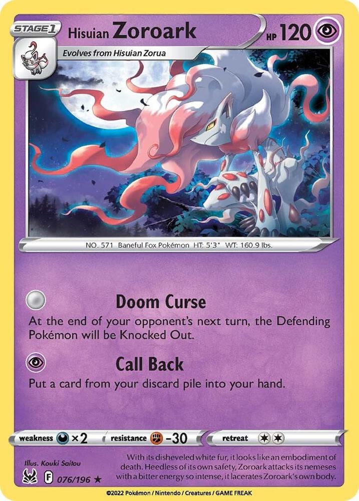 Hisuian Zoroark card image