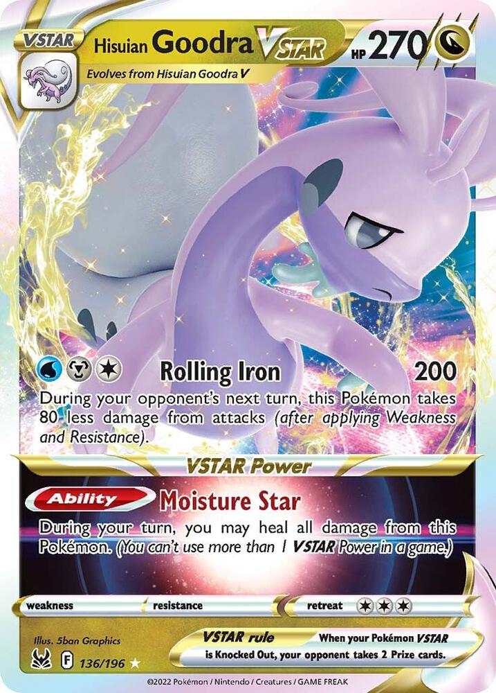 Hisuian Goodra VSTAR card image