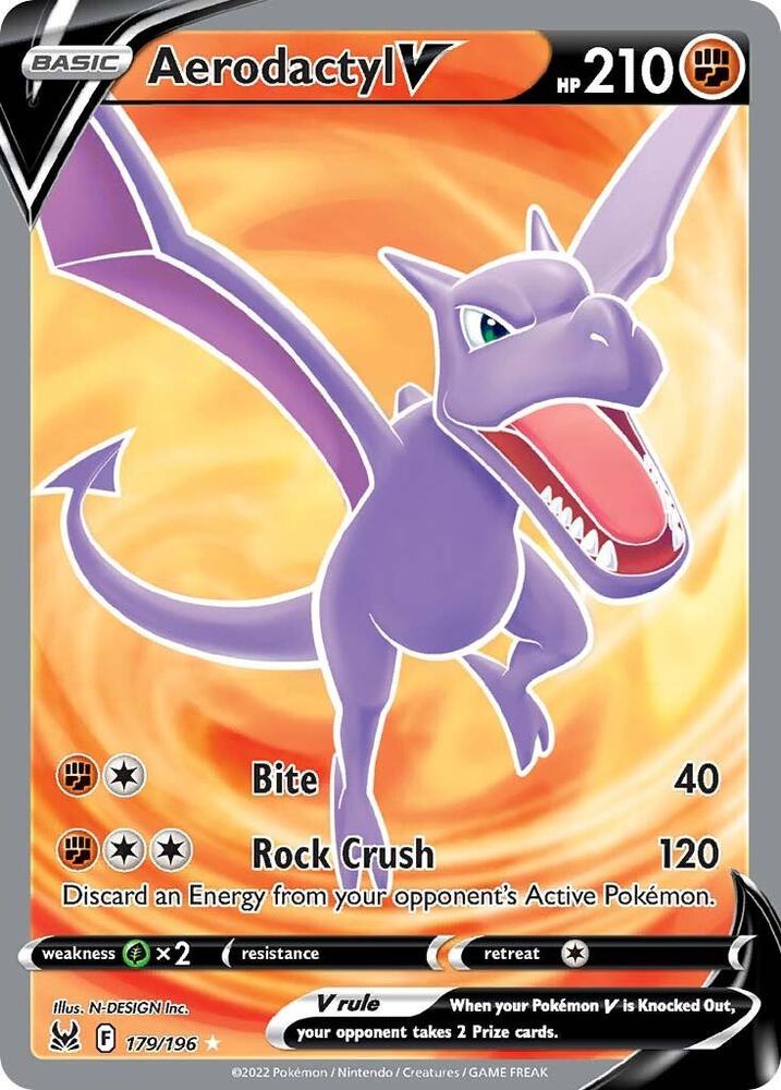 Aerodactyl V (Full Art) card image