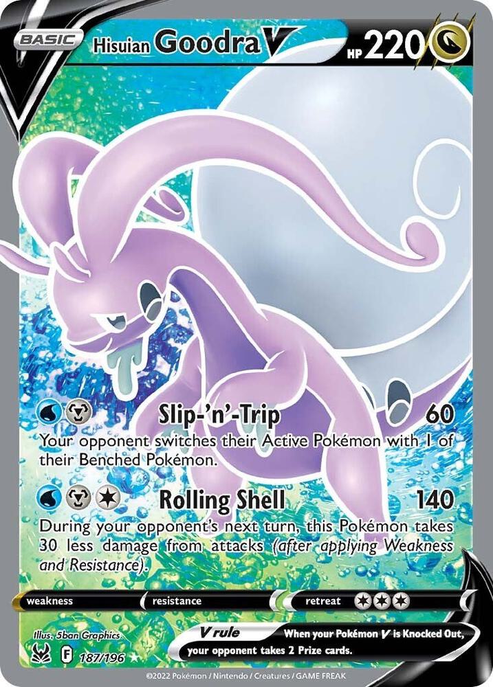 Hisuian Goodra V (Full Art) card image