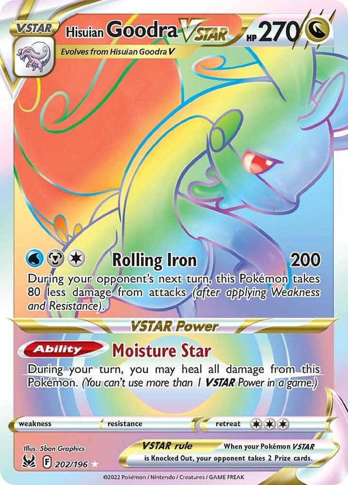 Hisuian Goodra VSTAR (Secret) card image