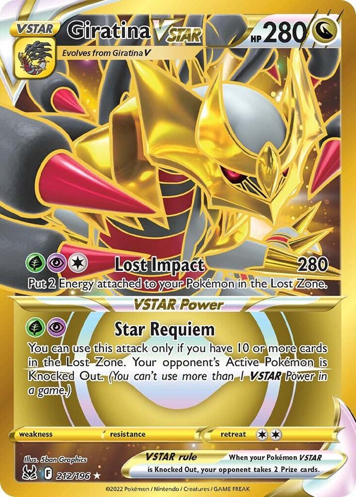 Giratina VSTAR (212) (Secret) card image
