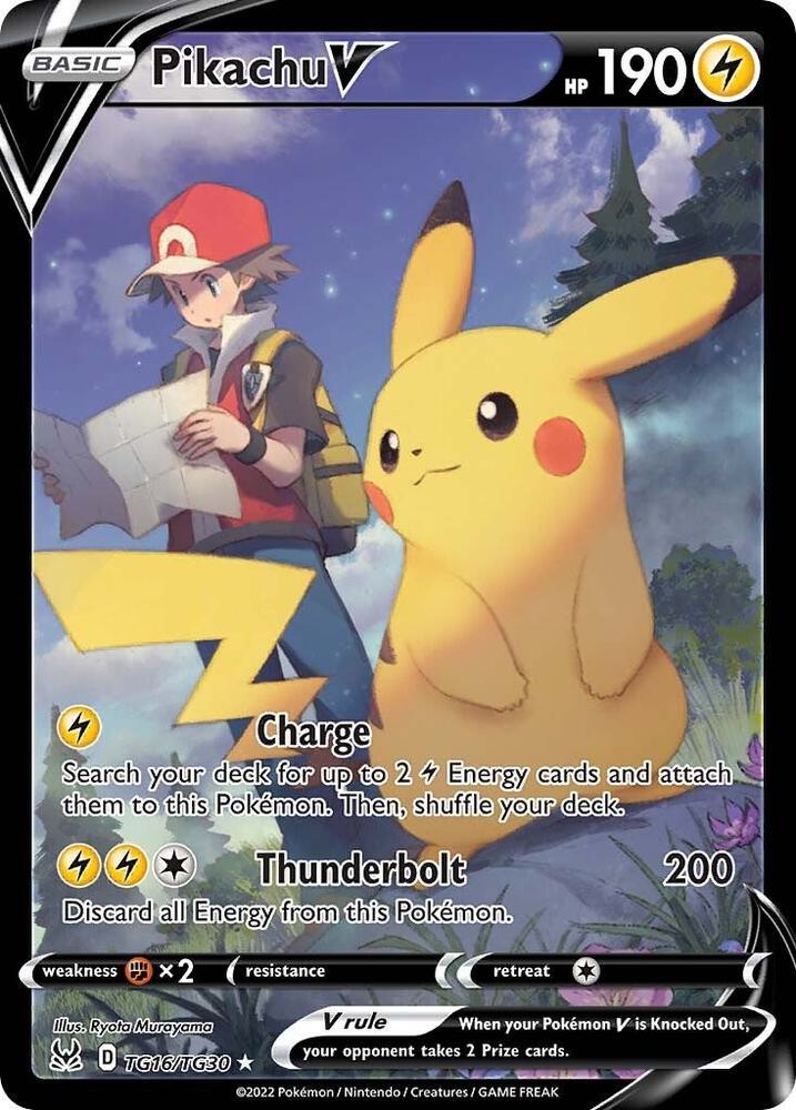 Pikachu V card image