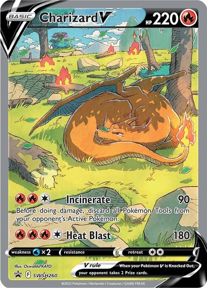 Charizard V - SWSH260 card image