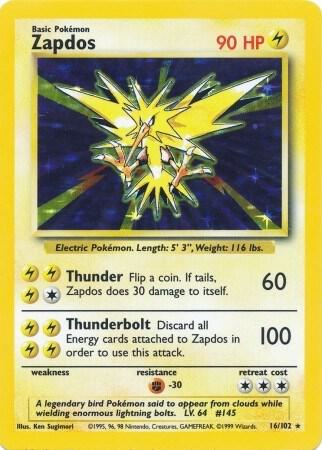 Zapdos card image