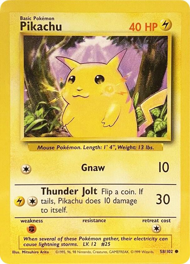 Pikachu card image