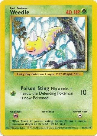 Weedle card image