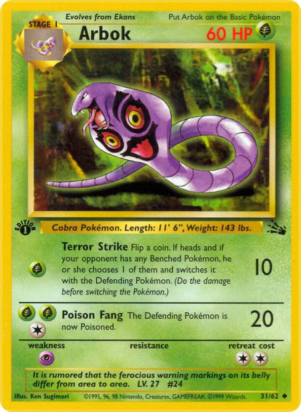 Arbok card image