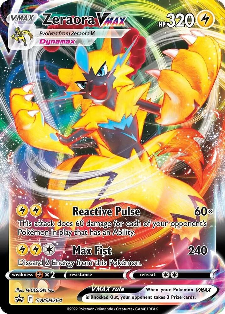 Zeraora VMAX - SWSH264 card image