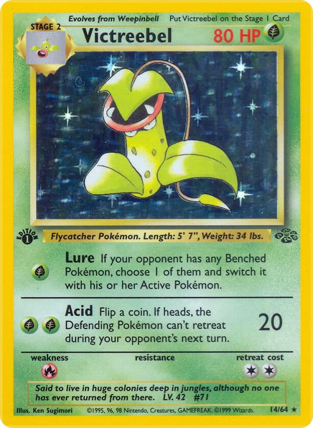 Victreebel (14) (1st Edition) card image