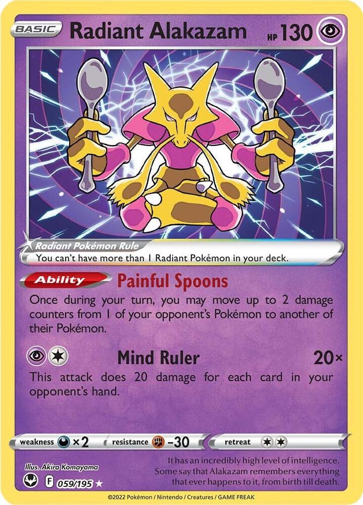 Radiant Alakazam card image