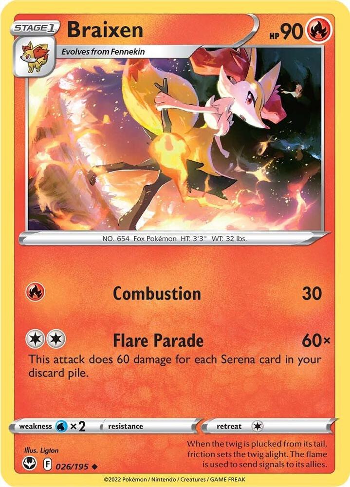 Braixen card image