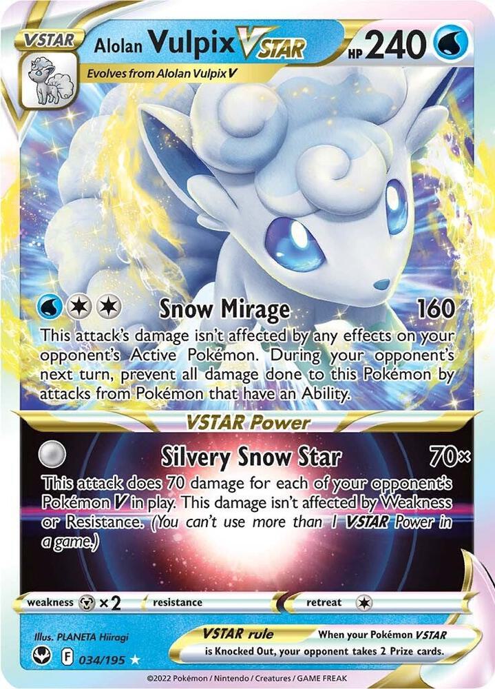 Alolan Vulpix VSTAR card image