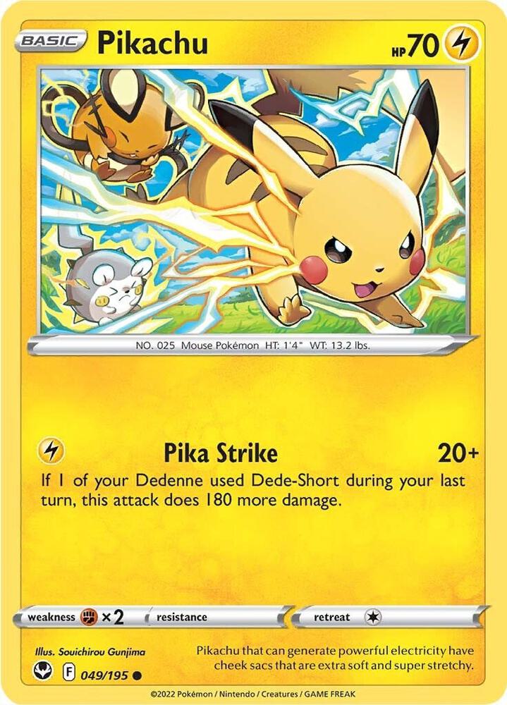 Pikachu card image