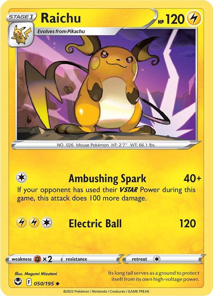 Raichu card image