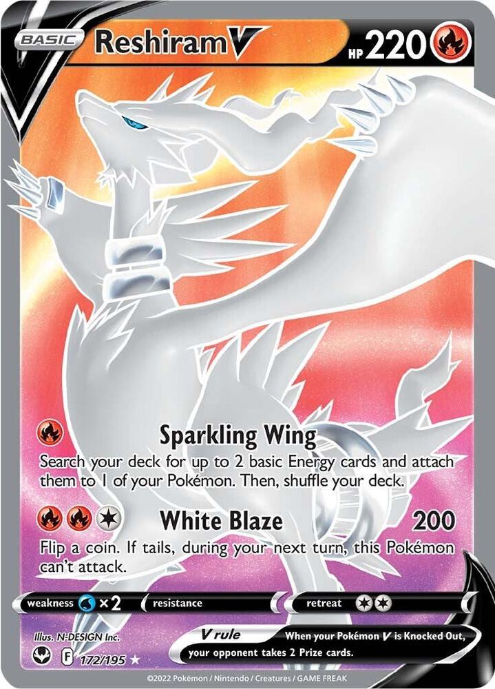 Reshiram V (Full Art) card image