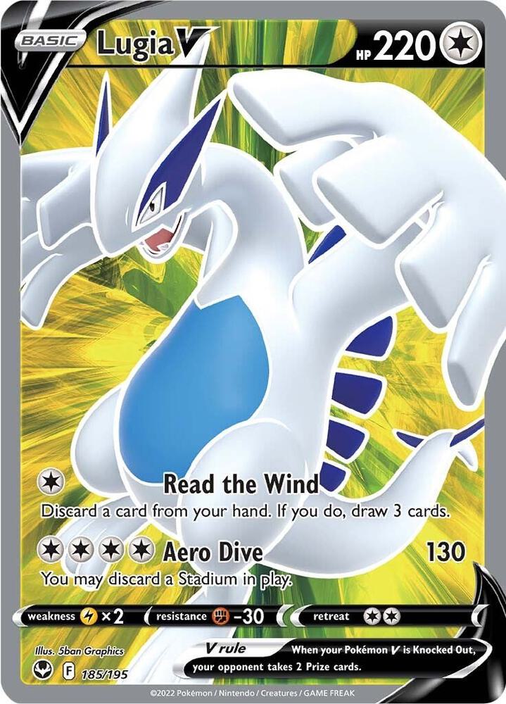 Lugia V (Full Art) card image