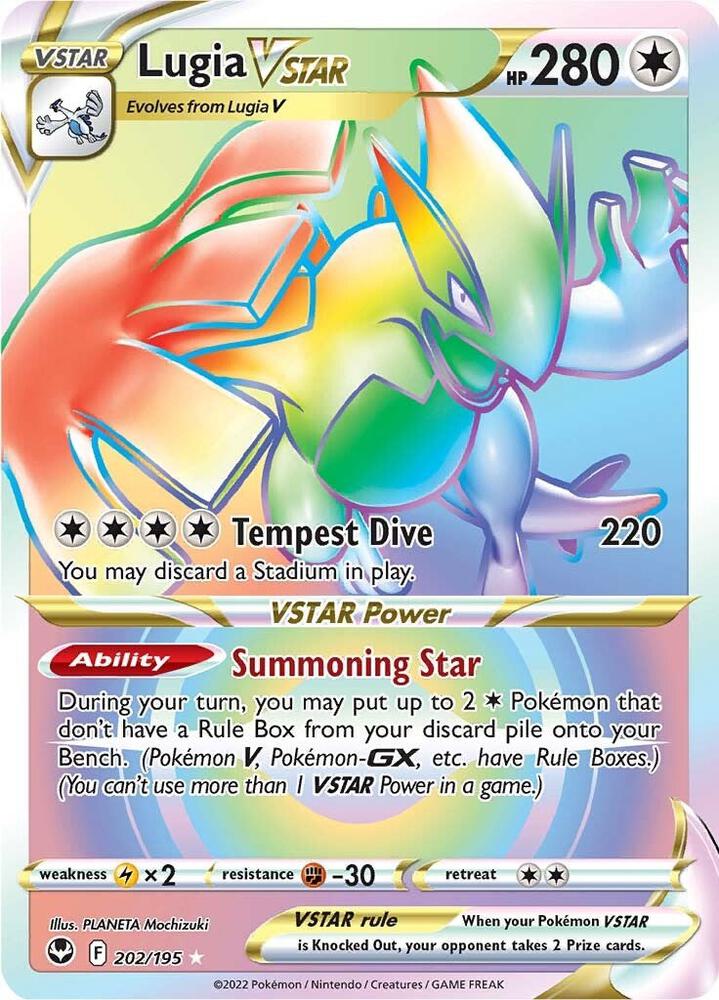 Lugia VSTAR (Secret) (202) card image