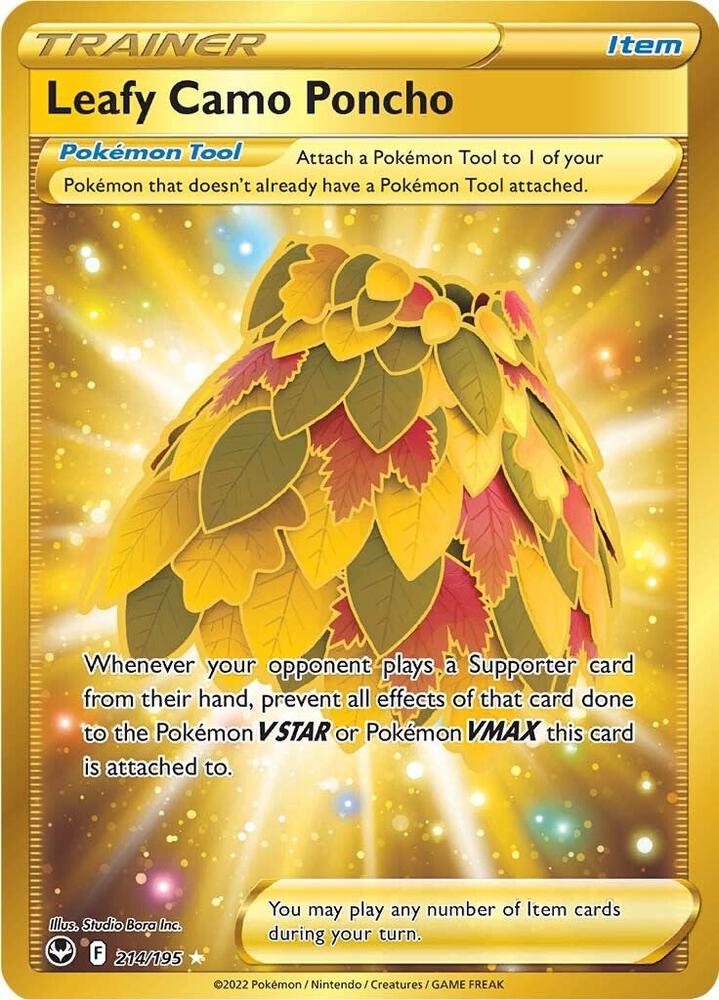 Leafy Camo Poncho (Secret) card image