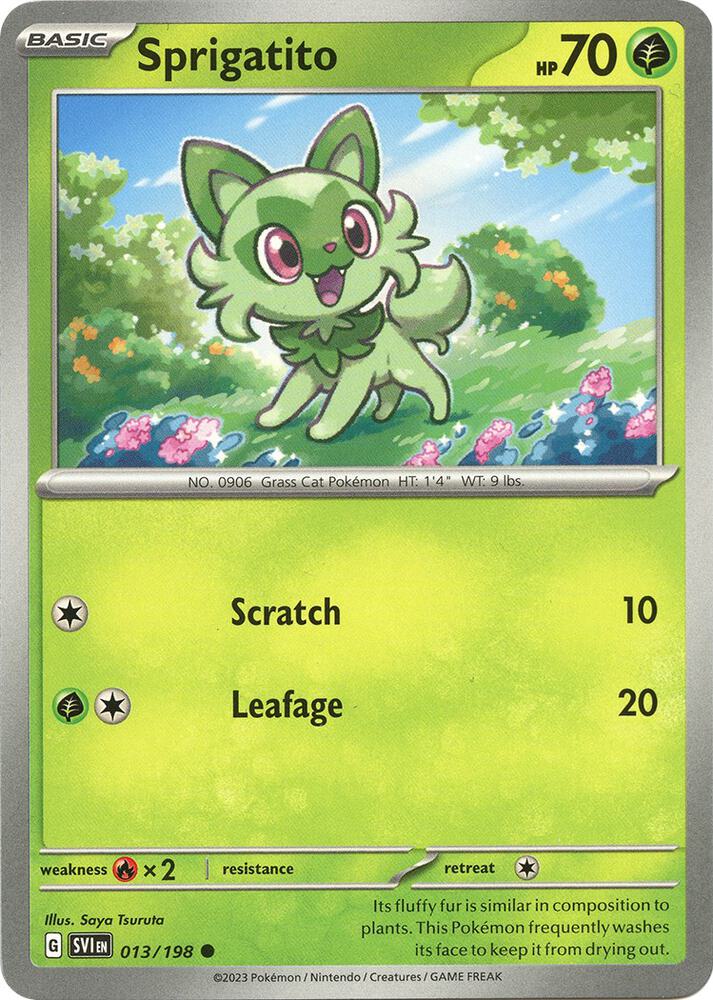 Sprigatito card image