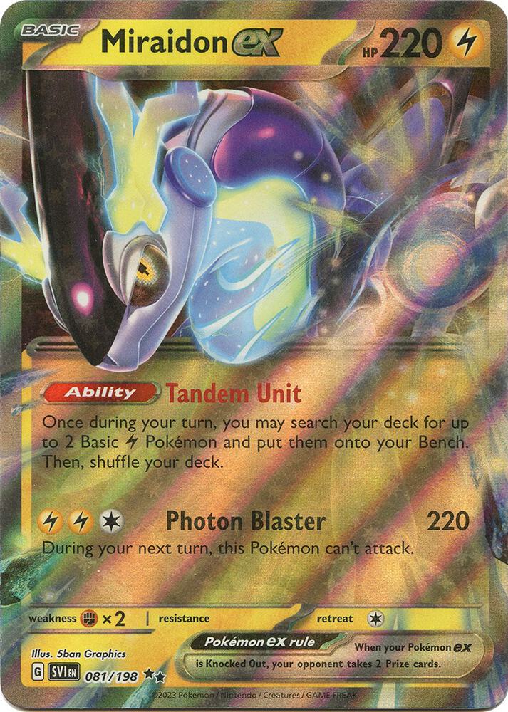 Miraidon ex - 081/198 card image