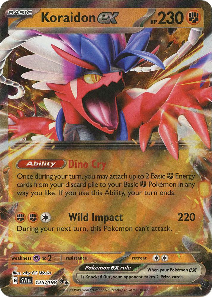 Koraidon ex - 125/198 card image