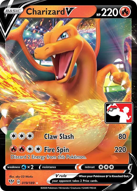 Charizard V - 019/189 card image