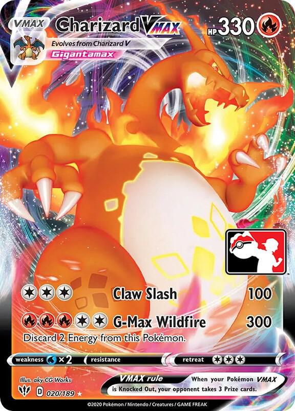 Charizard VMAX - 020/189 card image