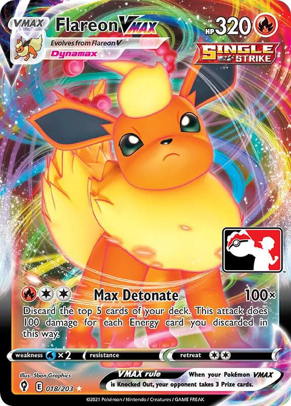 Flareon VMAX - 018/203 card image