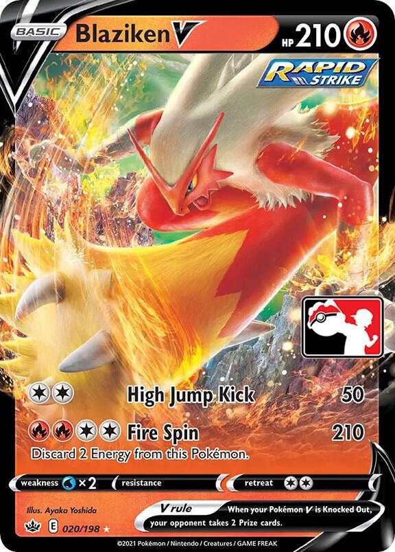 Blaziken V - 020/198 card image
