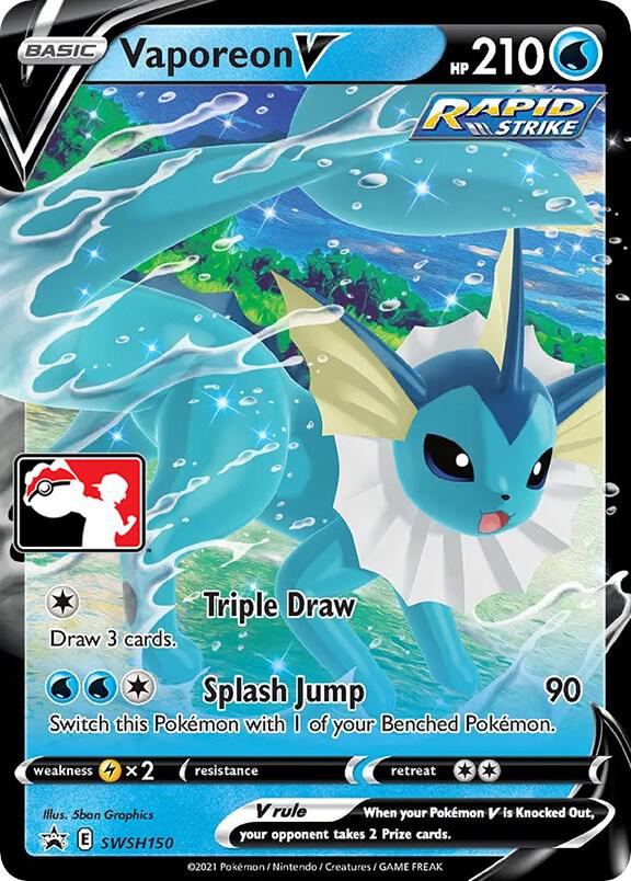 Vaporeon V - SWSH150 card image