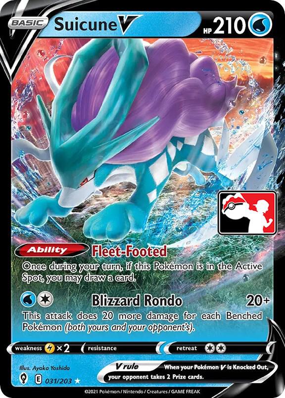 Suicune V - 031/203 card image