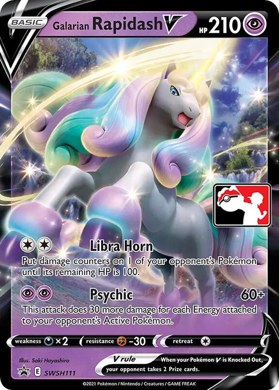 Galarian Rapidash V - SWSH111 card image