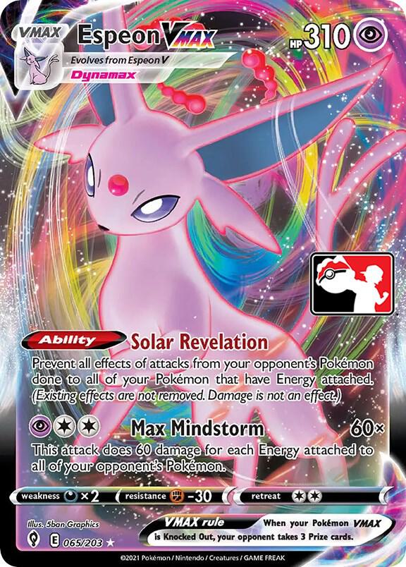 Espeon VMAX - 065/203 card image