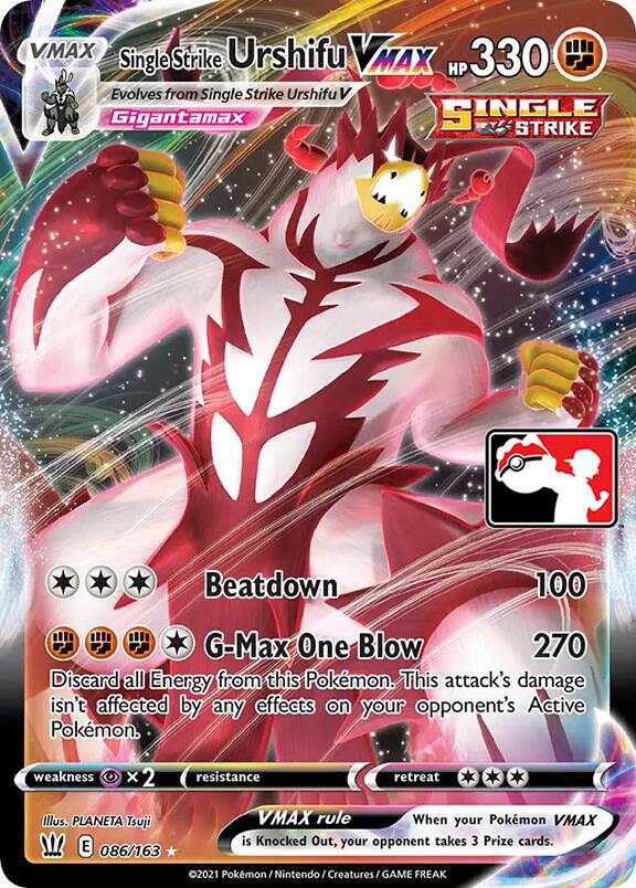 Single Strike Urshifu VMAX - 086/163 card image
